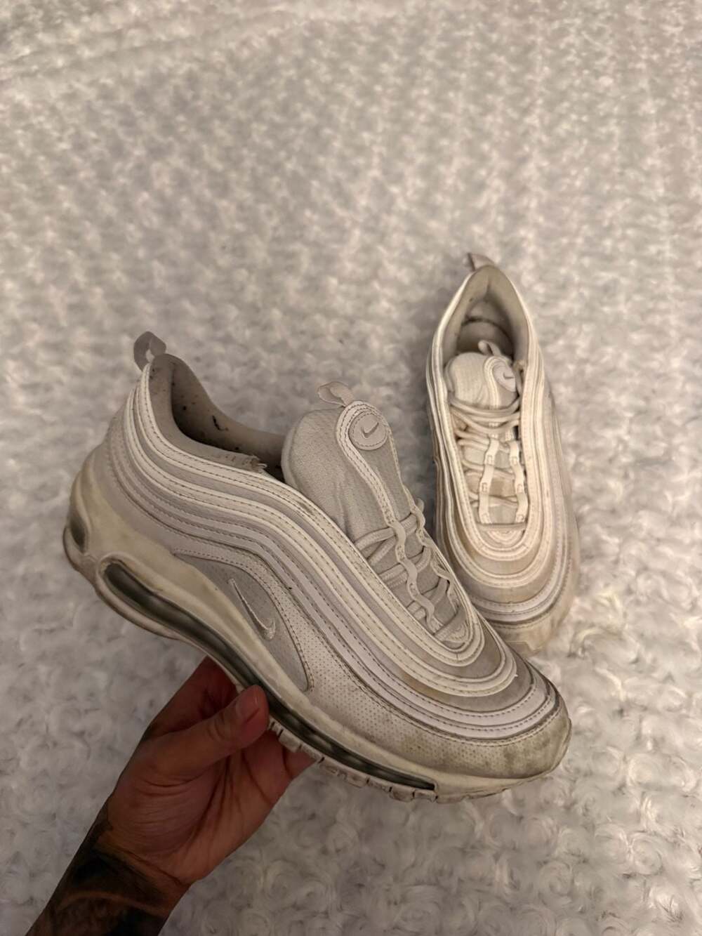 Nike Air Max 97 Triple White Sneakers